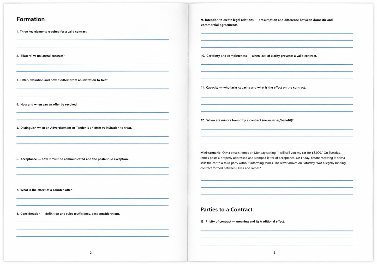 SQE Master Workbook: FLK1